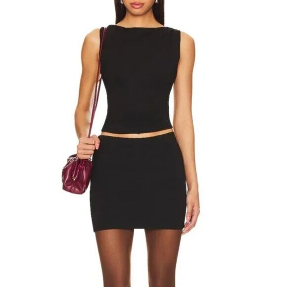 Lovers + Friends Dresses & Skirts - Lovers and Friends Morgan Mini Skirt Black Size L